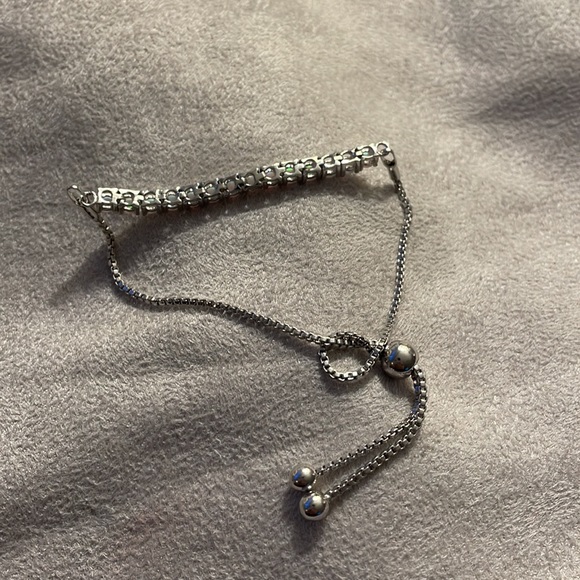 Opal and 925 Silver Adjustable Bracelet - Picture 3 of 3